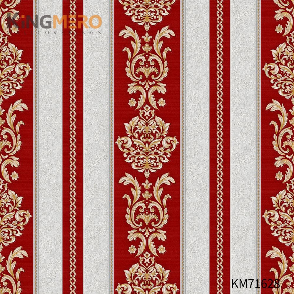 KINGMERO Durable PVC Flowers Photo studio 0.53*9.5M(±5%) house wall wallpaper European Deep Embossed Wallpaper SKU:KM71628