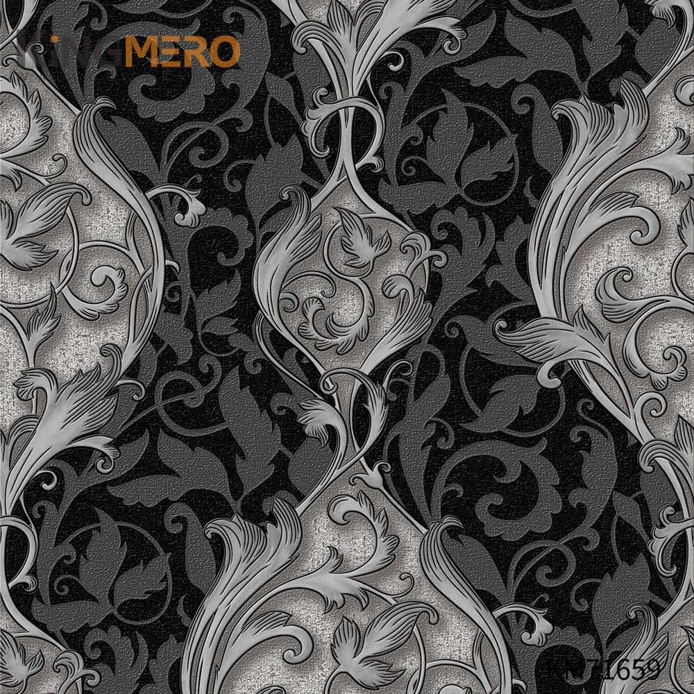 KINGMERO best wallpaper for living room Durable Flowers Deep Embossed European Photo studio 0.53*9.5M(±5%) PVC Wallpaper SKU:KM71659