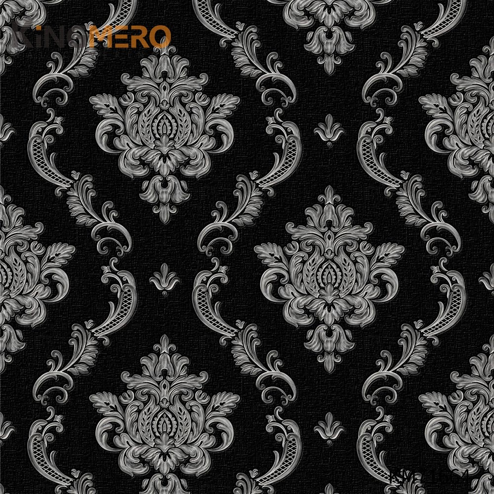 KINGMERO wallpapwe Durable Flowers Deep Embossed European Photo studio 0.53*9.5M(±5%) PVC Wallpaper SKU:KM71664