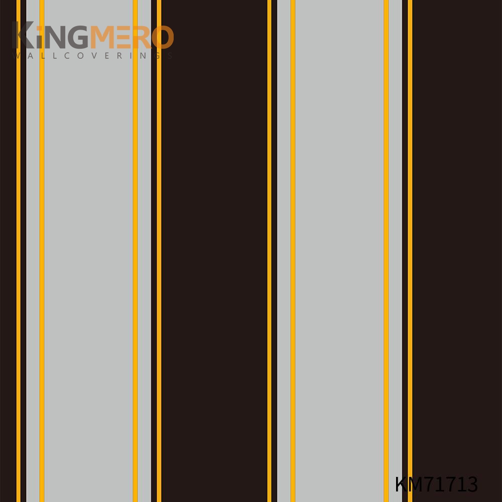 KINGMERO Manufacturer PVC Flowers Home Wall 0.53*9.5M(±5%) decorative wallpapers for walls Pastoral Bronzing Wallpaper SKU:KM71713