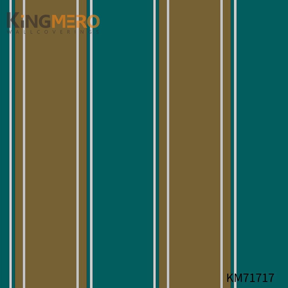 KINGMERO Manufacturer PVC Pastoral Home Wall 0.53*9.5M(±5%) wallpaper designs for the home Flowers Bronzing Wallpaper SKU:KM71717