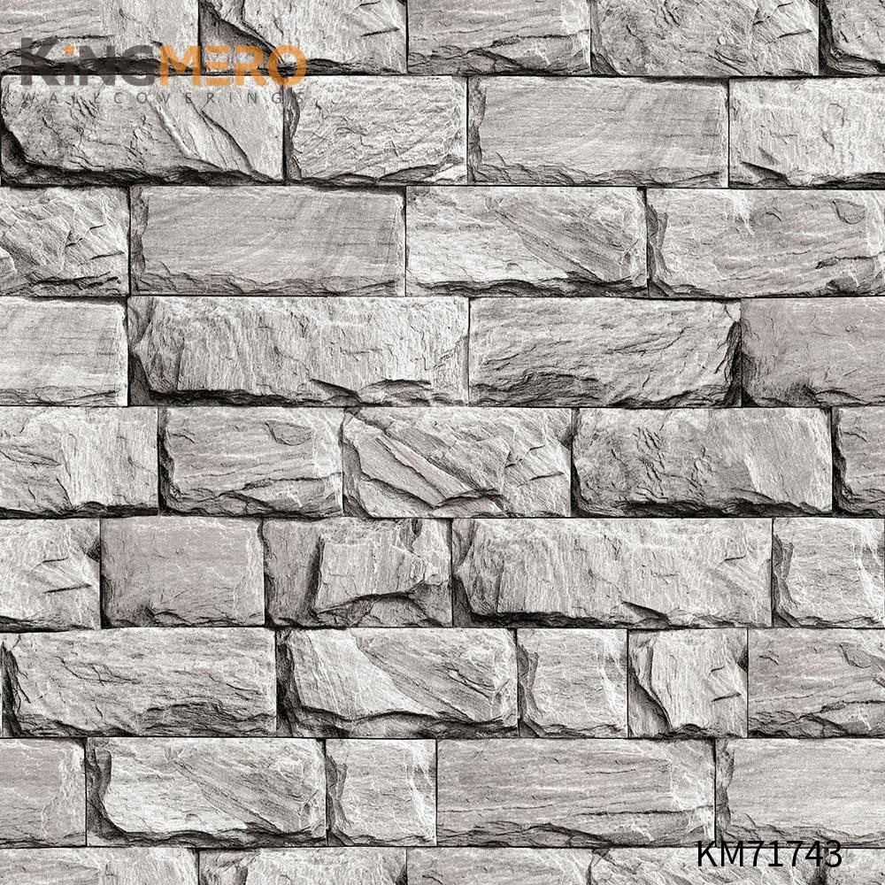 KINGMERO buy bedroom wallpaper Manufacturer Flowers Bronzing Pastoral Home Wall 0.53*9.5M(±5%) PVC Wallpaper SKU:KM71743