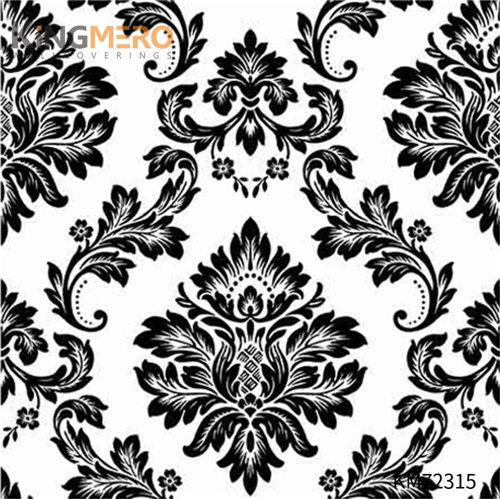 KINGMERO PVC wallpaper ideas Flowers Deep Embossed European Household 0.53*9.5M(±5%) Affordable Wallpaper SKU:KM72315