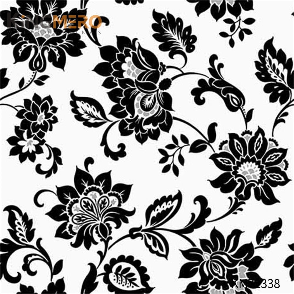 KINGMERO PVC Affordable Deep Embossed Flowers European Household 0.53*9.5M(±5%) cover wallpaper Wallpaper SKU:KM72338