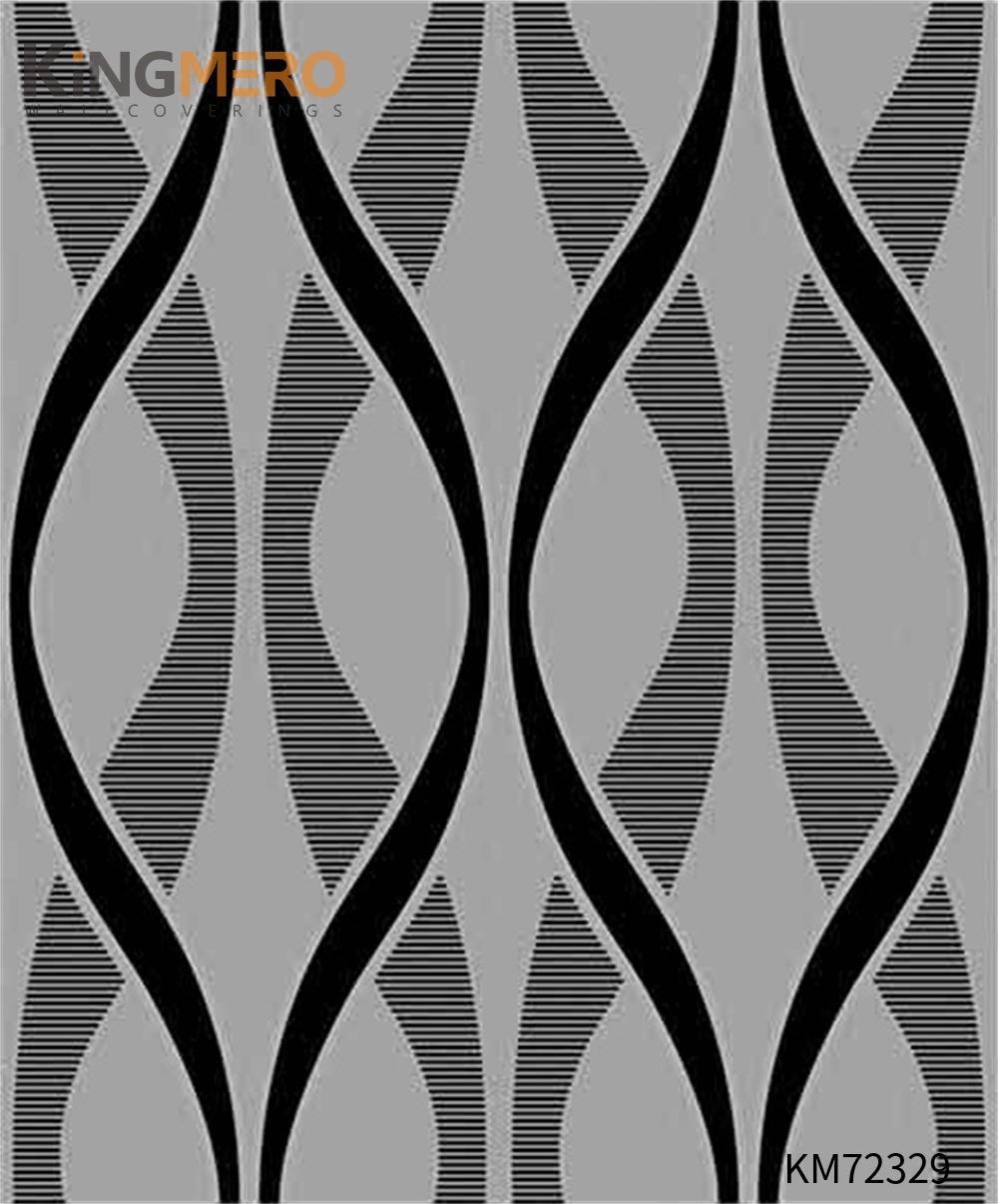 KINGMERO PVC Affordable Household Deep Embossed European Flowers 0.53*9.5M(±5%) home design wallpaper Wallpaper SKU:KM72329