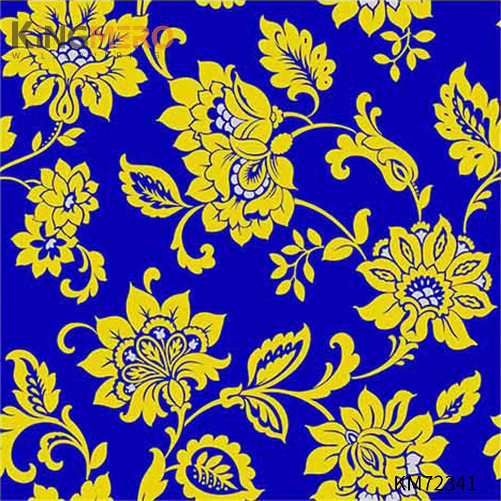 KINGMERO Affordable PVC Flowers Deep Embossed European Household 0.53*9.5M(±5%) wallpaper in wall Wallpaper SKU:KM72341