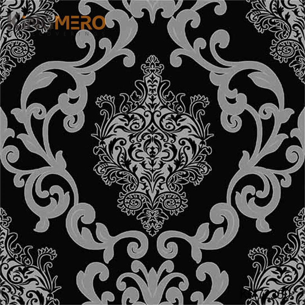 KINGMERO Affordable PVC Household 0.53*9.5M(±5%) wallpaper bedroom walls Flowers Deep Embossed European Wallpaper SKU:KM72350