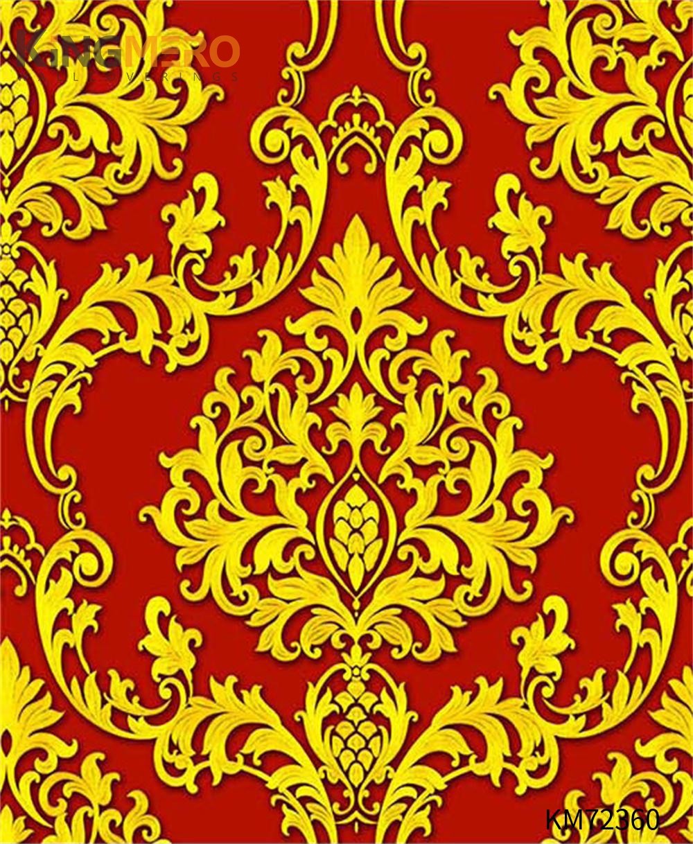 KINGMERO Flowers Deep Embossed Affordable PVC European Household 0.53*9.5M(±5%) online wallpaper shop Wallpaper SKU:KM72360