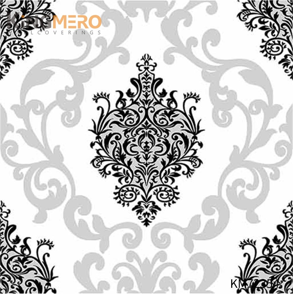 KINGMERO Affordable European Household 0.53*9.5M(±5%) wallpaper patterns for kitchen Flowers Deep Embossed PVC Wallpaper SKU:KM72354