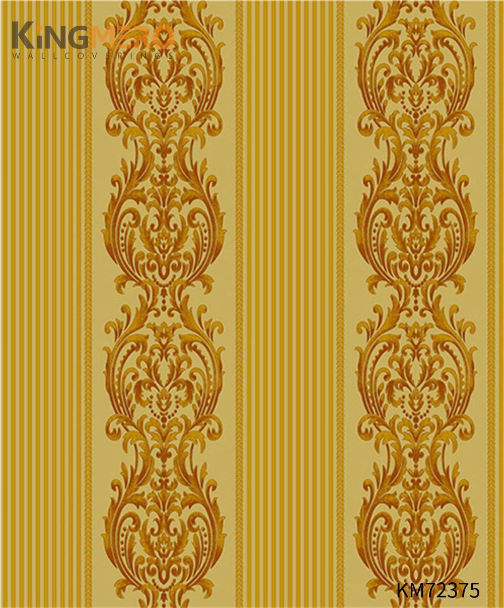 KINGMERO wallpapers for designers Affordable Flowers Deep Embossed European Household 0.53*9.5M(±5%) PVC Wallpaper SKU:KM72375