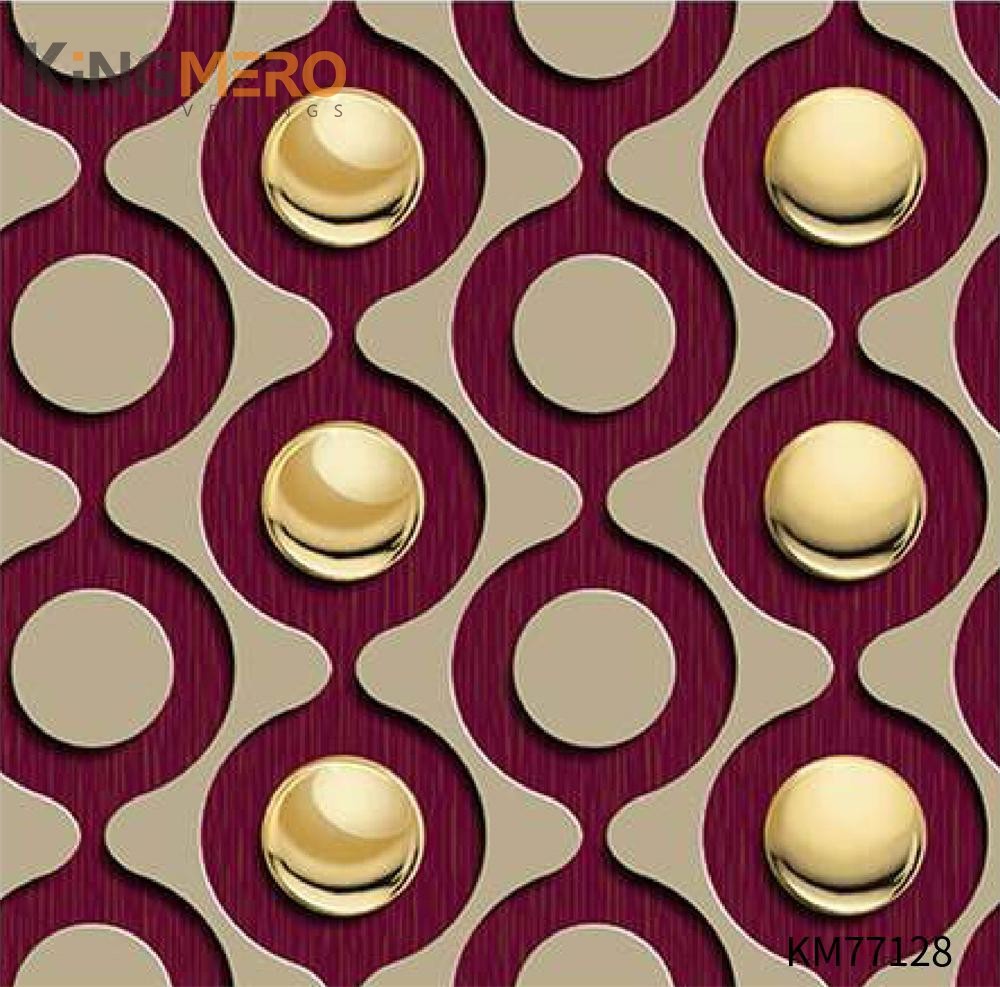 KINGMERO designer wallpaper Exporter Geometric Deep Embossed Modern Children Room 0.53*9.5M(±5%) PVC Wallpaper SKU:KM77128
