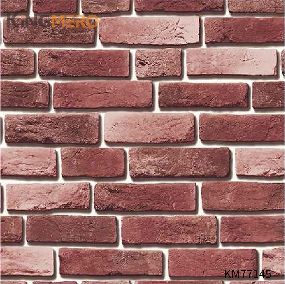 KINGMERO PVC Exporter Geometric Deep Embossed Children Room Modern 0.53*9.5M(±5%) contemporary wallpaper designs Wallpaper SKU:KM77145