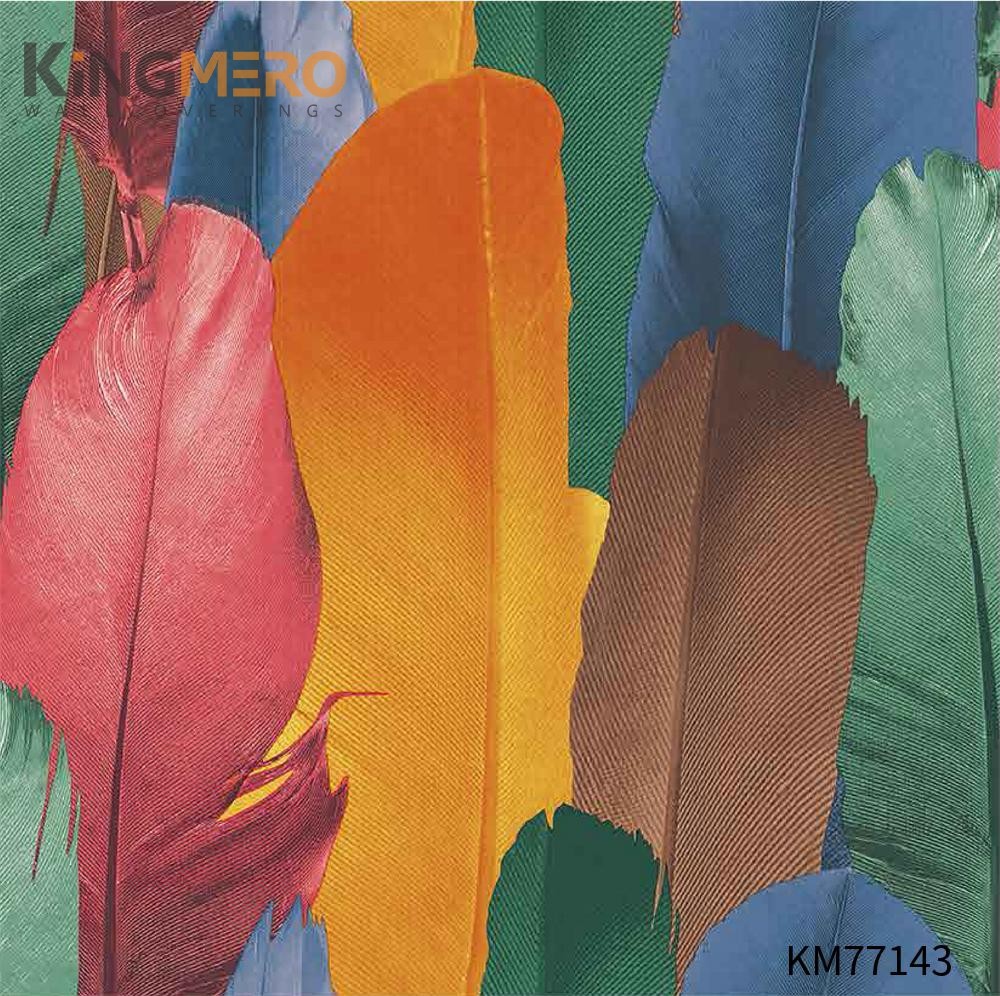 KINGMERO PVC Exporter Children Room Deep Embossed Modern Geometric 0.53*9.5M(±5%) house wallpaper design Wallpaper SKU:KM77143