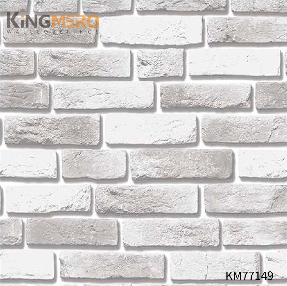 KINGMERO PVC Exporter Geometric Modern Deep Embossed Children Room 0.53*9.5M(±5%) hallway wallpaper Wallpaper SKU:KM77149