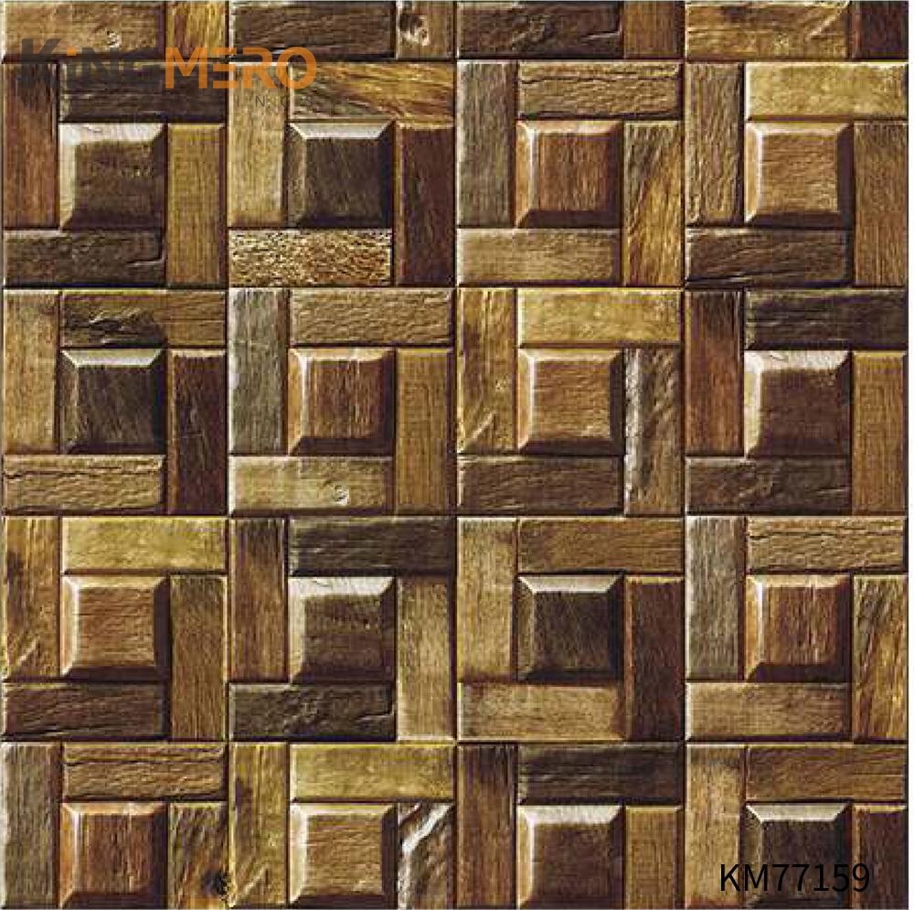 KINGMERO Exporter PVC Geometric 0.53*9.5M(±5%) wallcoverings wallpaper Children Room Deep Embossed Modern Wallpaper SKU:KM77159