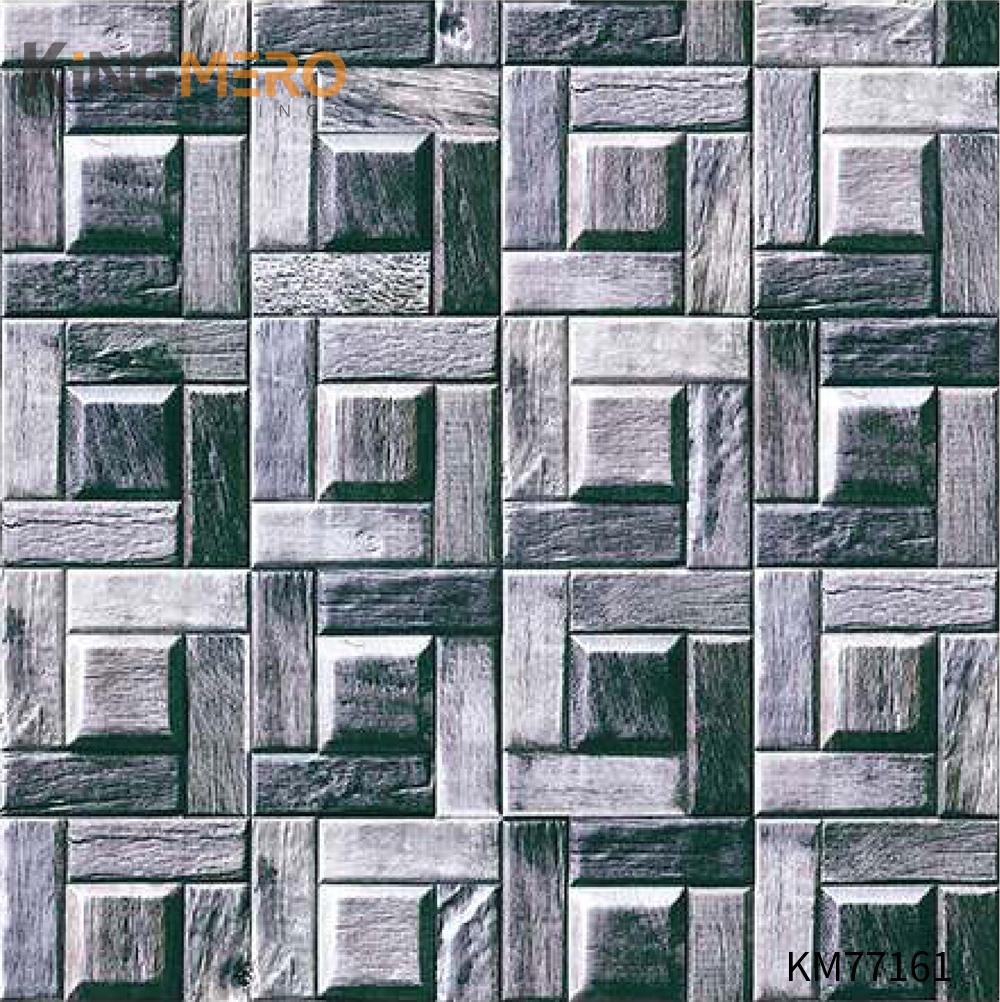 KINGMERO Exporter PVC Geometric Deep Embossed Modern 0.53*9.5M(±5%) wallpaper where to buy Children Room Wallpaper SKU:KM77161