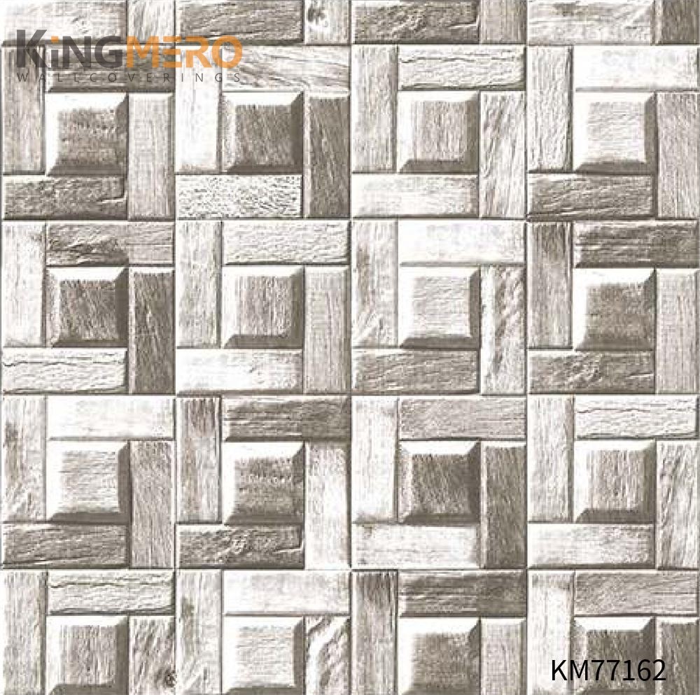 KINGMERO Children Room 0.53*9.5M(±5%) wallpaper for walls for sale Deep Embossed Modern Exporter PVC Geometric Wallpaper SKU:KM77162