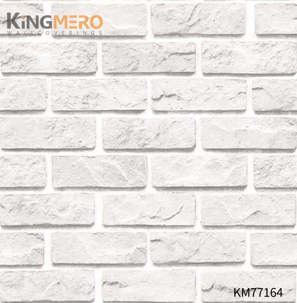 KINGMERO Exporter PVC Children Room 0.53*9.5M(±5%) wallpaper for walls designs Geometric Deep Embossed Modern Wallpaper SKU:KM77164
