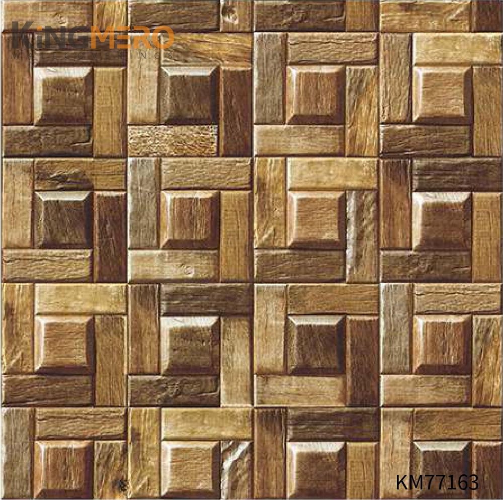 KINGMERO Exporter Children Room 0.53*9.5M(±5%) designer home wallpaper Modern PVC Geometric Deep Embossed Wallpaper SKU:KM77163
