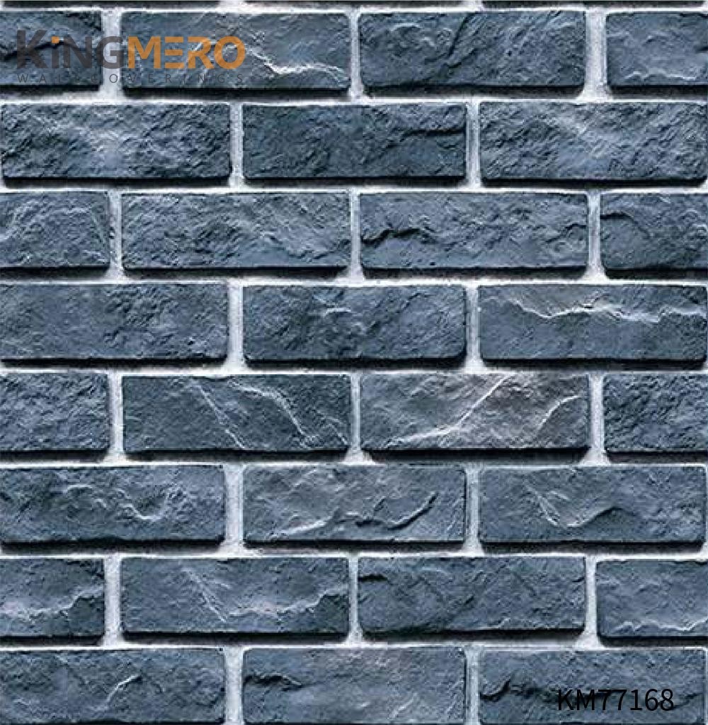 KINGMERO Exporter Modern Children Room 0.53*9.5M(±5%) unusual wallpaper for home Geometric Deep Embossed PVC Wallpaper SKU:KM77168