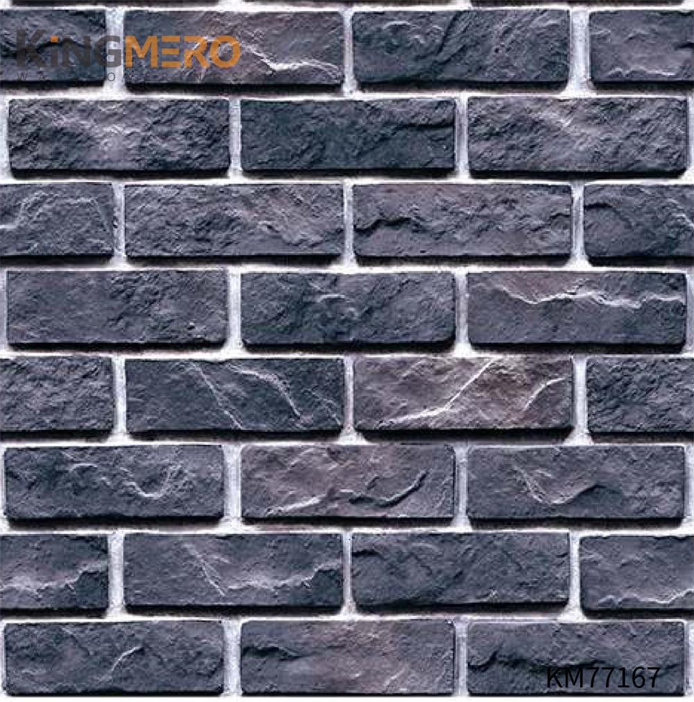 KINGMERO Modern Children Room 0.53*9.5M(±5%) removable wallpaper Exporter PVC Geometric Deep Embossed Wallpaper SKU:KM77167