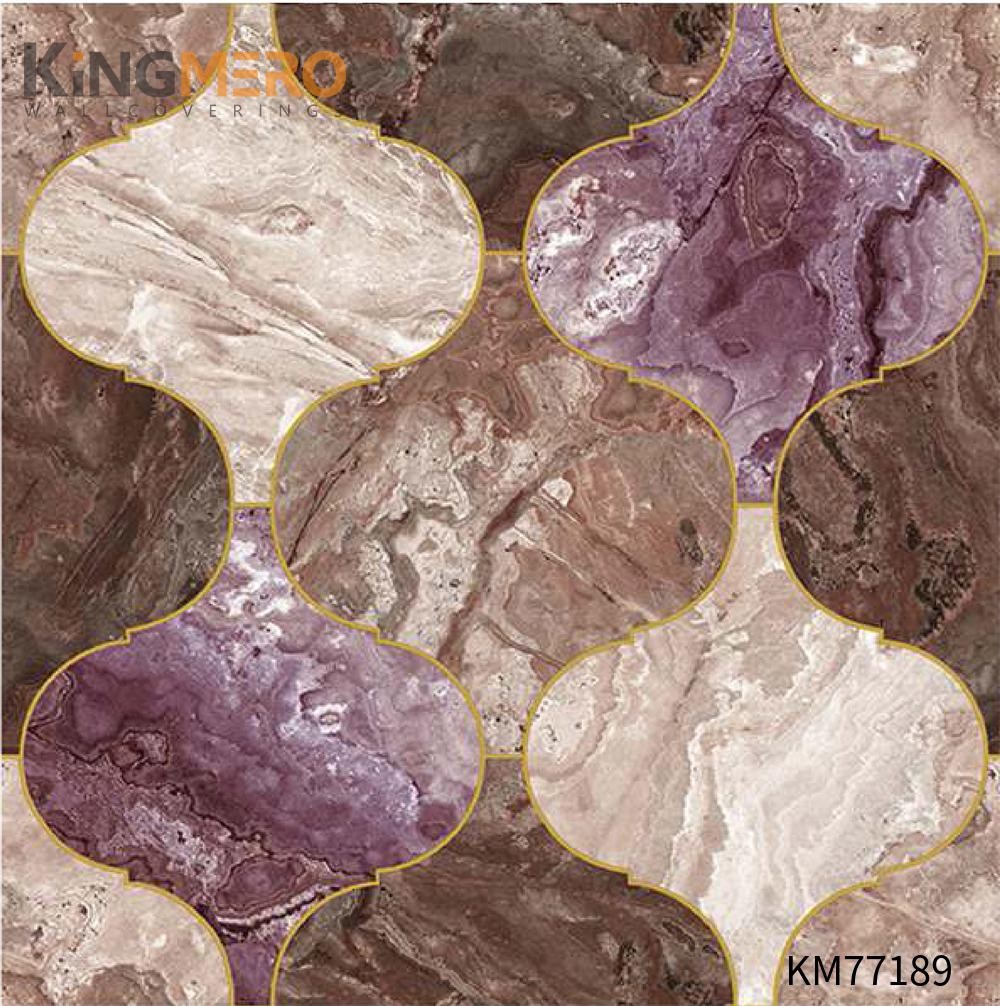 KINGMERO wallpaper interior decorating Exporter Geometric Deep Embossed Modern Children Room 0.53*9.5M(±5%) PVC Wallpaper SKU:KM77189