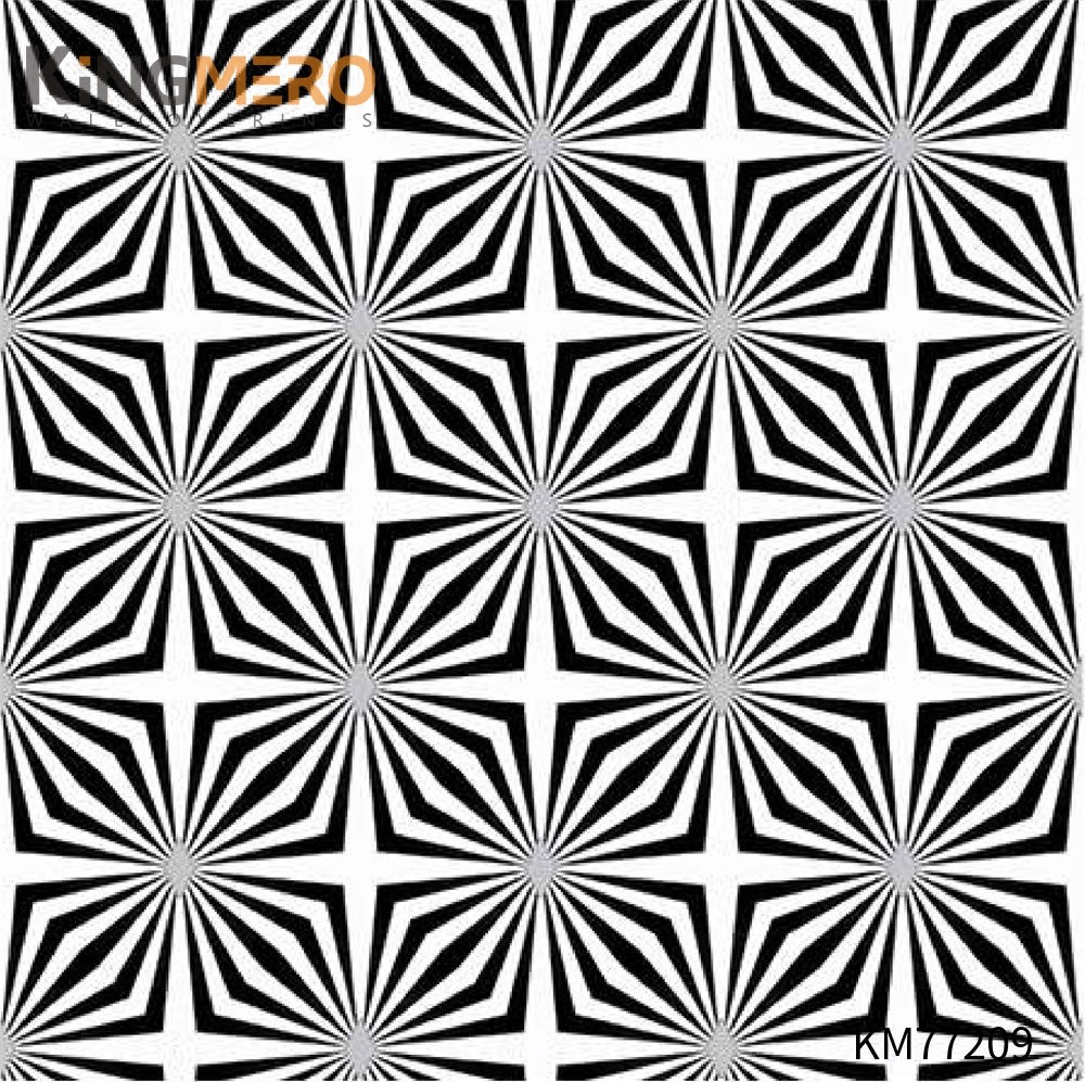 KINGMERO wallpaper design for room Exporter Geometric Deep Embossed Modern Children Room 0.53*9.5M(±5%) PVC Wallpaper SKU:KM77209