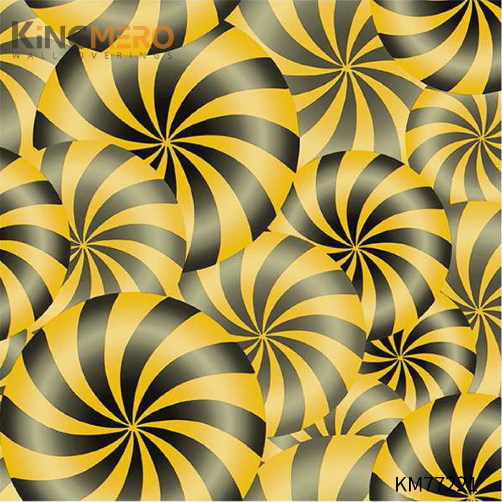 KINGMERO design with wallpaper Exporter Geometric Deep Embossed Modern Children Room 0.53*9.5M(±5%) PVC Wallpaper SKU:KM77221