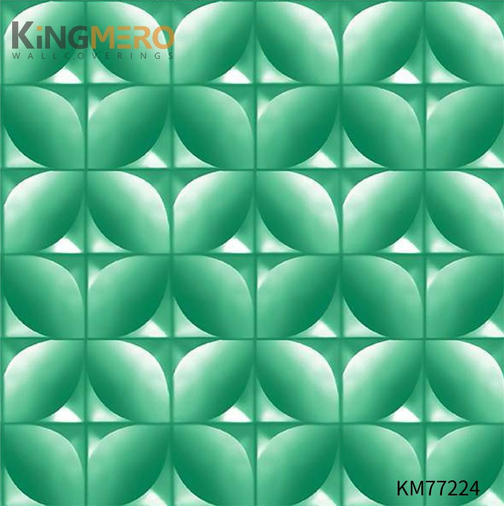 KINGMERO wallpaper of room Exporter Geometric Deep Embossed Modern Children Room 0.53*9.5M(±5%) PVC Wallpaper SKU:KM77224
