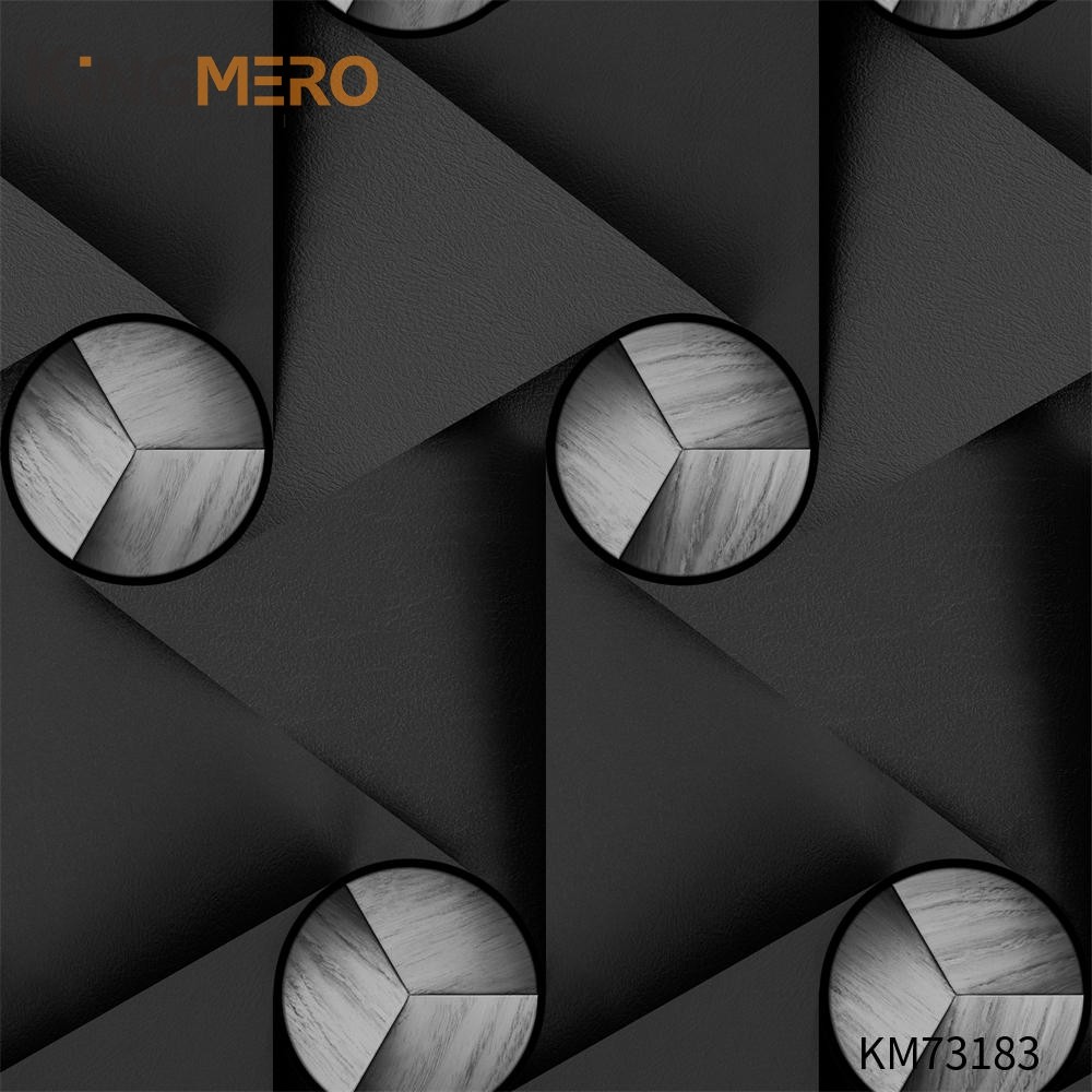 KINGMERO wallpapwe Exporter Geometric Bronzing European Photo studio 0.53*9.5M(±5%) PVC Wallpaper SKU:KM73183
