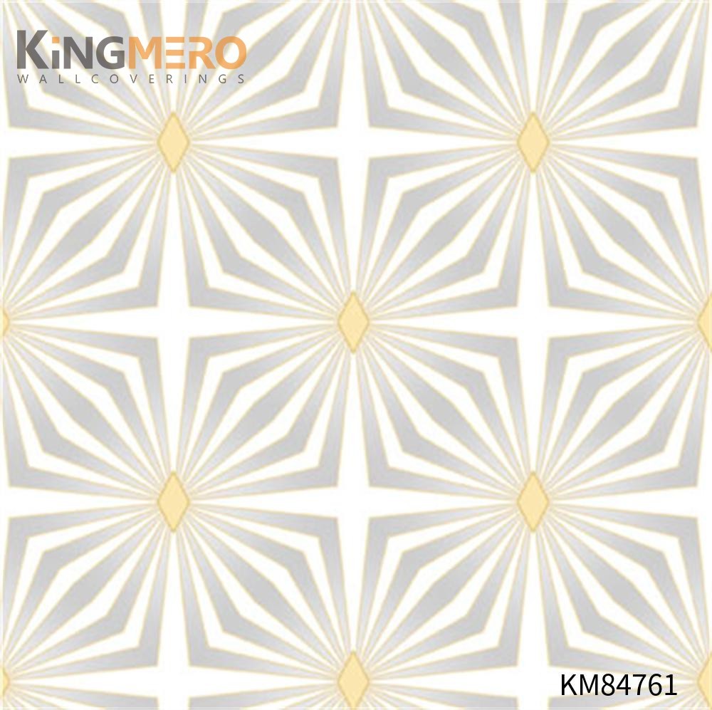 KINGMERO PVC unique wallpaper Geometric Deep Embossed European Household 0.53*9.5M(±5%) Top G Wallpaper SKU:KM84761