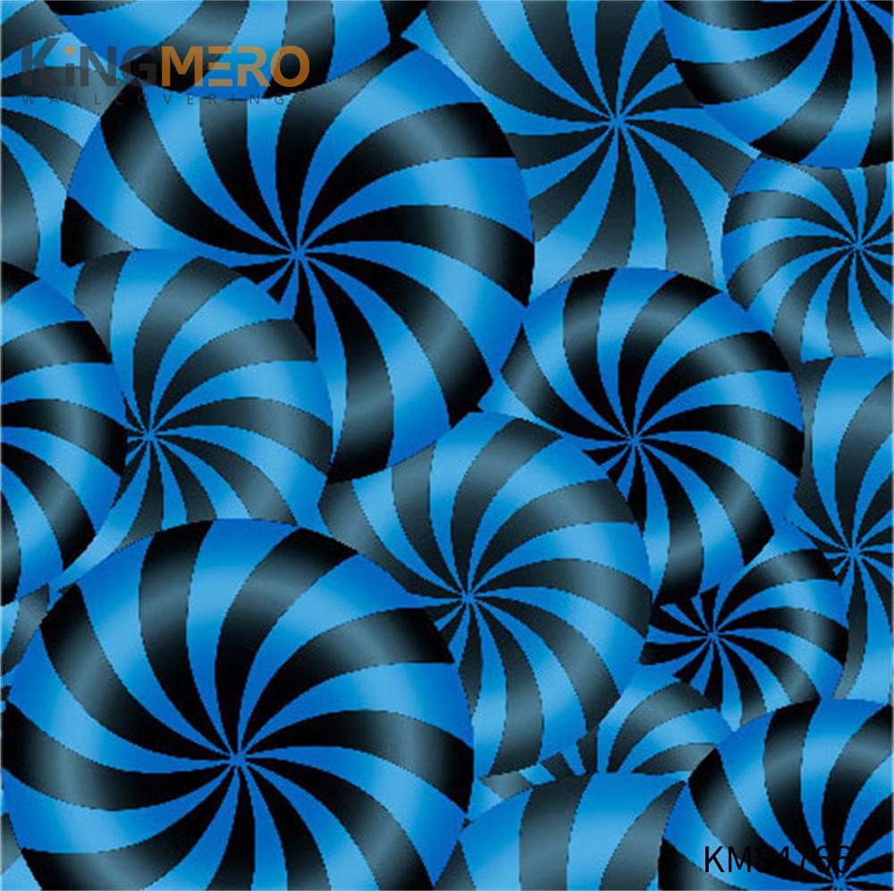 KINGMERO PVC Top G Geometric Deep Embossed European Household kitchen wallpaper borders 0.53*9.5M(±5%) Wallpaper SKU:KM84766