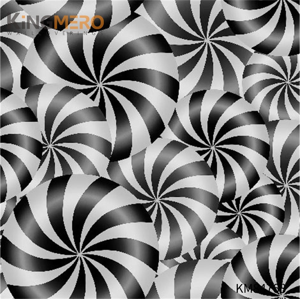 KINGMERO PVC 0.53*9.5M(±5%) Geometric Deep Embossed European Household Top G wallpaper room Wallpaper SKU:KM84768