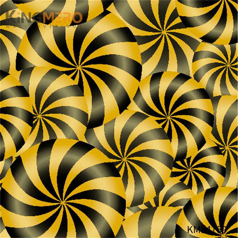 KINGMERO PVC Top G 0.53*9.5M(±5%) Deep Embossed European Household Geometric wallpaper for homes decorating Wallpaper SKU:KM84769