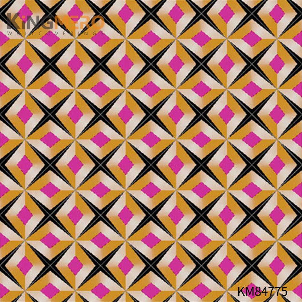 KINGMERO PVC Top G Household Deep Embossed European Geometric 0.53*9.5M(±5%) designer home wallpaper Wallpaper SKU:KM84775