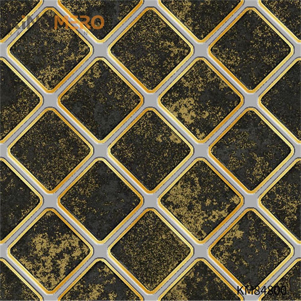KINGMERO Top G European Household 0.53*9.5M(±5%) wallpaper in store Geometric Deep Embossed PVC Wallpaper SKU:KM84800