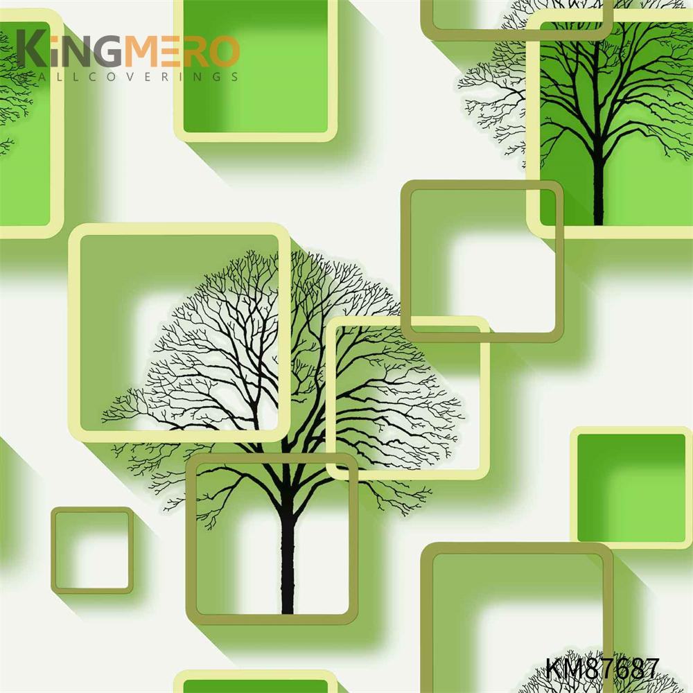 KINGMERO PVC Children Room Flowers Embossing Pastoral Simple 0.53*9.2M best wallpapers for home walls Wallpaper SKU:KM87687