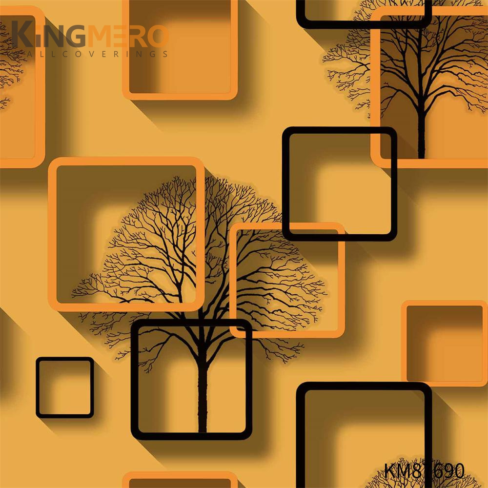KINGMERO PVC Simple Flowers Embossing Children Room Pastoral 0.53*9.2M wallpaper wall coverings Wallpaper SKU:KM87690