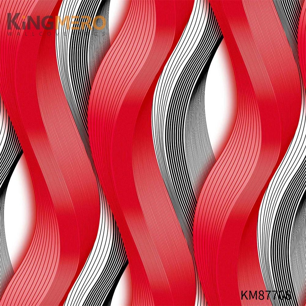 KINGMERO Simple Children Room 0.53*9.2M wallpapers for walls at home Pastoral PVC Flowers Embossing Wallpaper SKU:KM87708