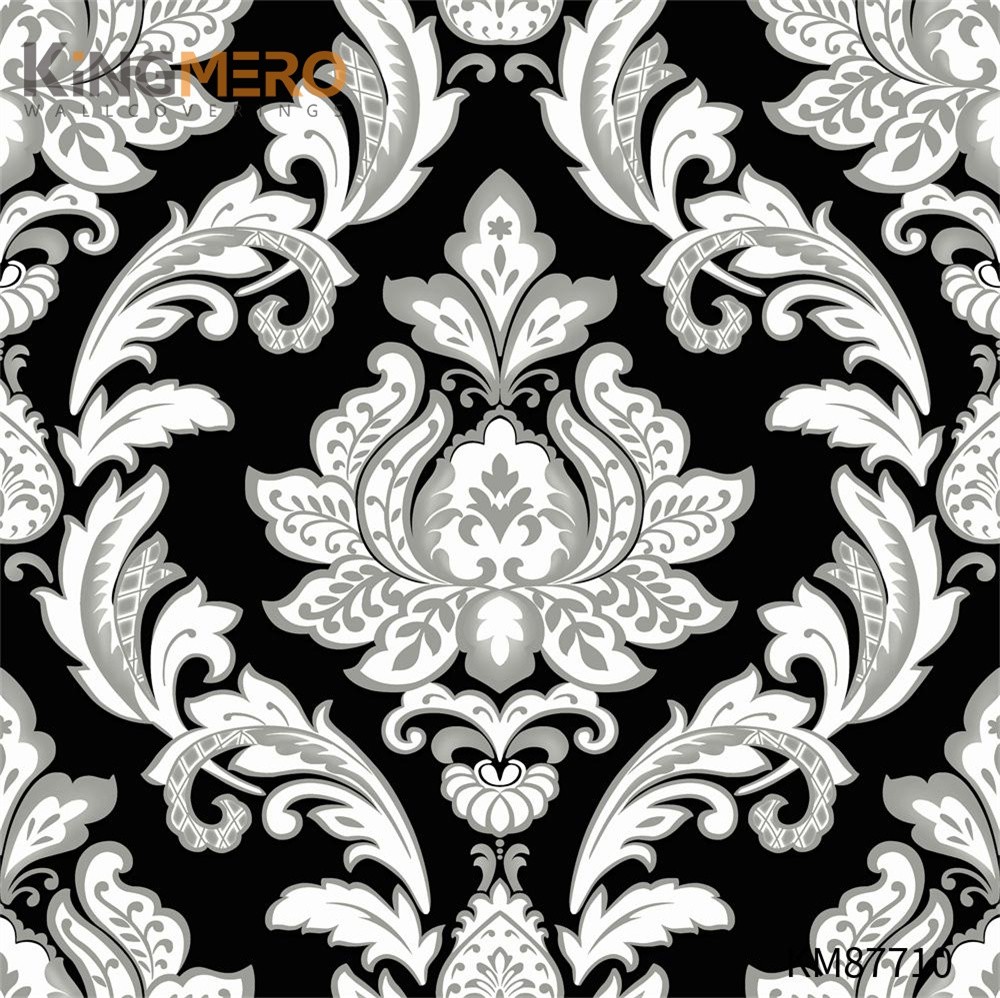 KINGMERO Simple PVC Flowers Children Room 0.53*9.2M home decor wallpaper online Pastoral Embossing Wallpaper SKU:KM87710