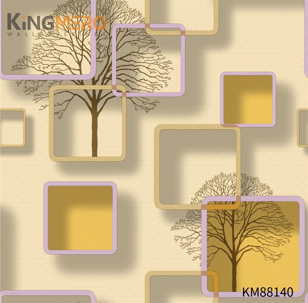 KINGMERO PVC Wholesale Geometric Embossing Modern Kids Room border wallpaper 0.53*9.2M Wallpaper SKU:KM88140