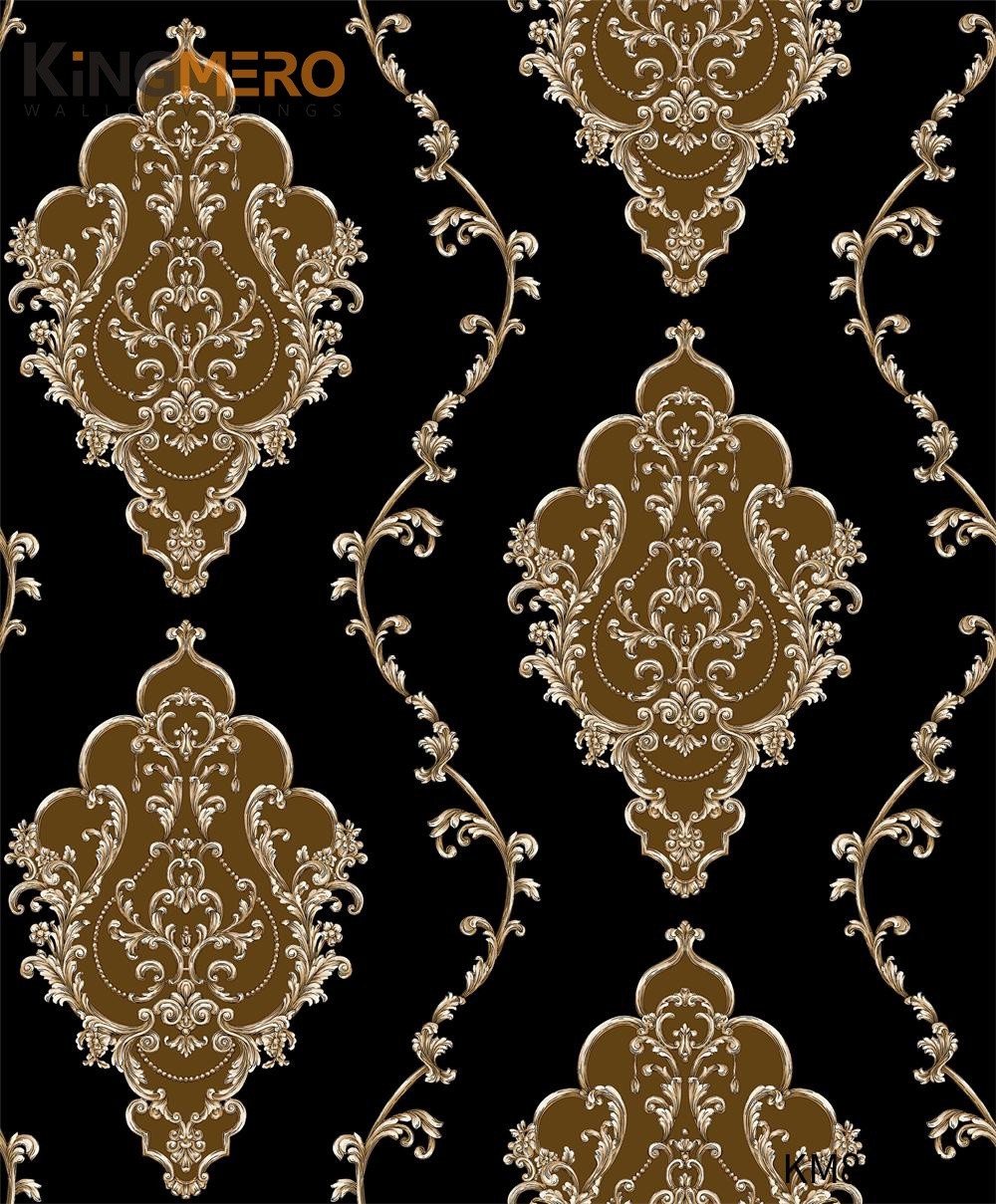 KINGMERO Wholesale PVC Geometric Kids Room 0.53*9.2M wallpaper for a bedroom Modern Embossing Wallpaper SKU:KM88171